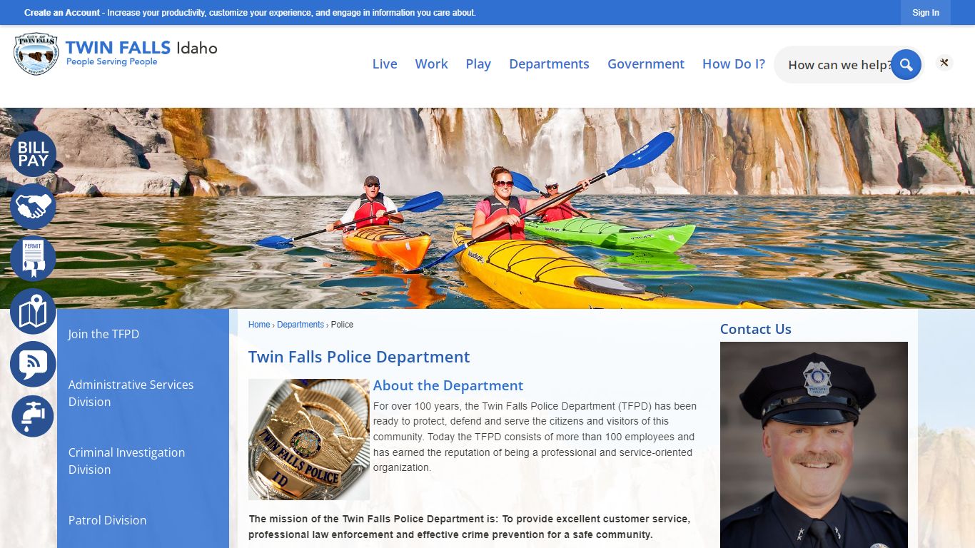 Twin Falls Police Department | Twin Falls, ID - Official Website